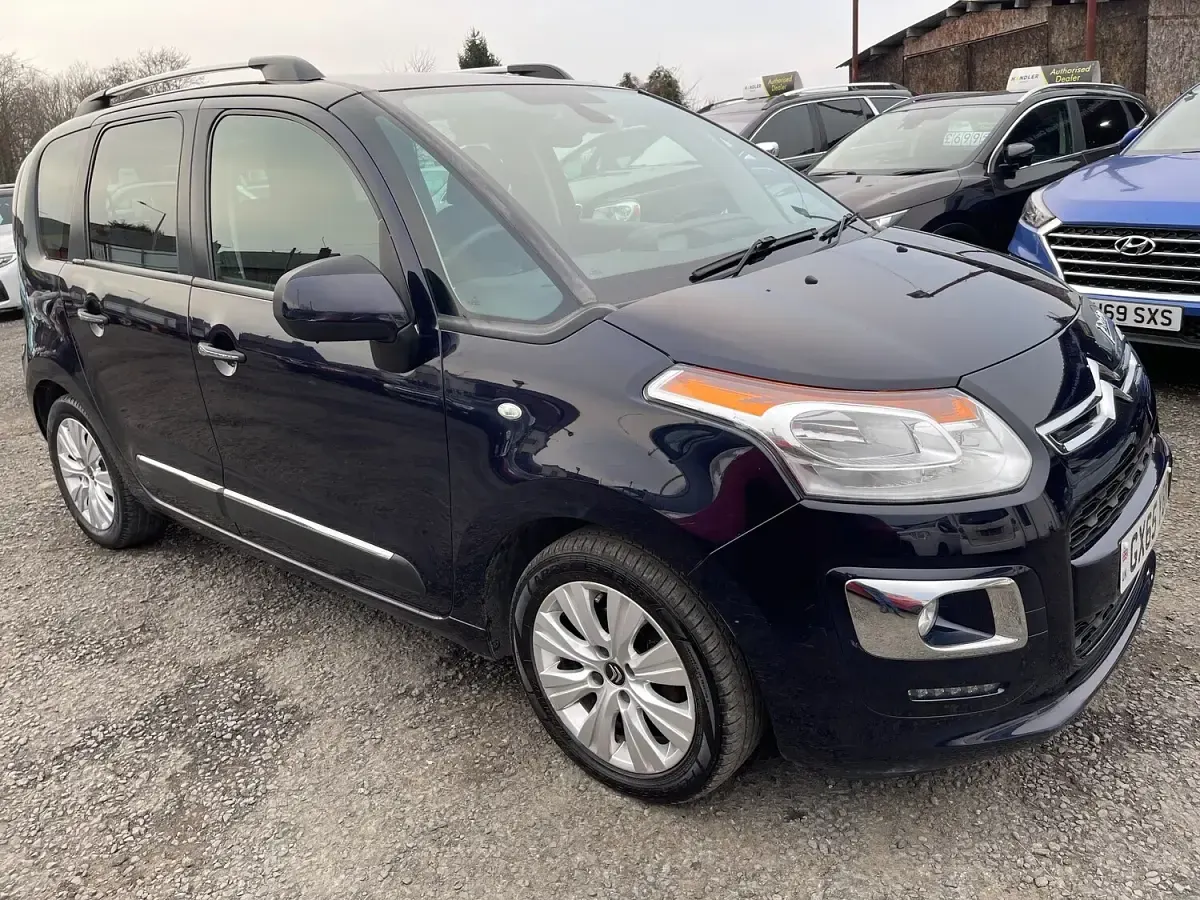 Begagnad Citroën C3 Picasso Exclusive 2015 Blå Minibuss