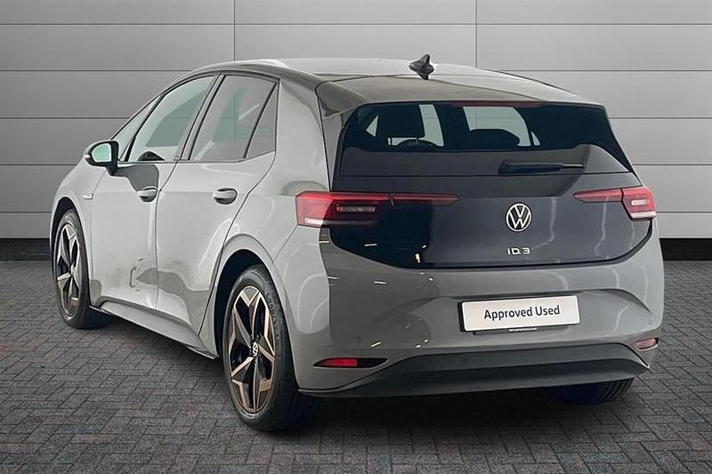 Used VW ID.3 Pro 150 kW (204 HP) 2021 Moonstone grey with black roof Hatchback