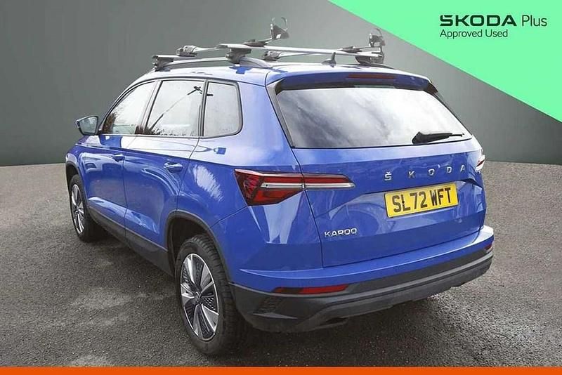 Gebraucht Skoda Karoq SE Drive 113 PS (83 kW) 2023 Blau SUV
