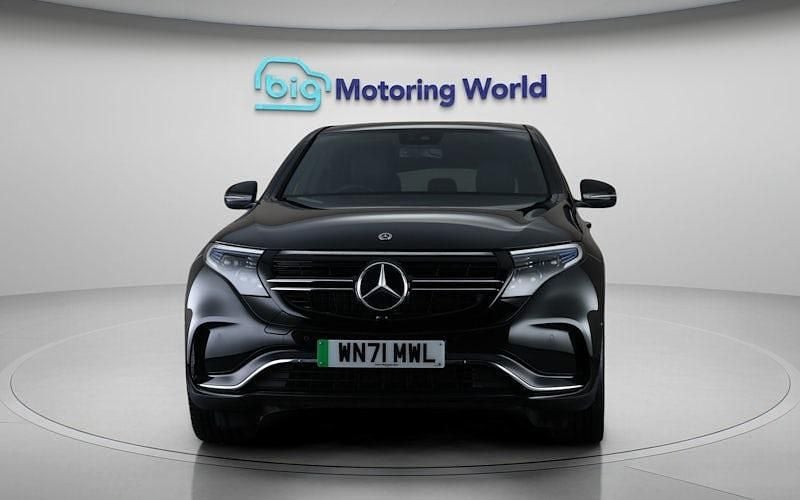 Used Mercedes EQC400 AMG line 300 kW (408 HP) 2022 Black SUV