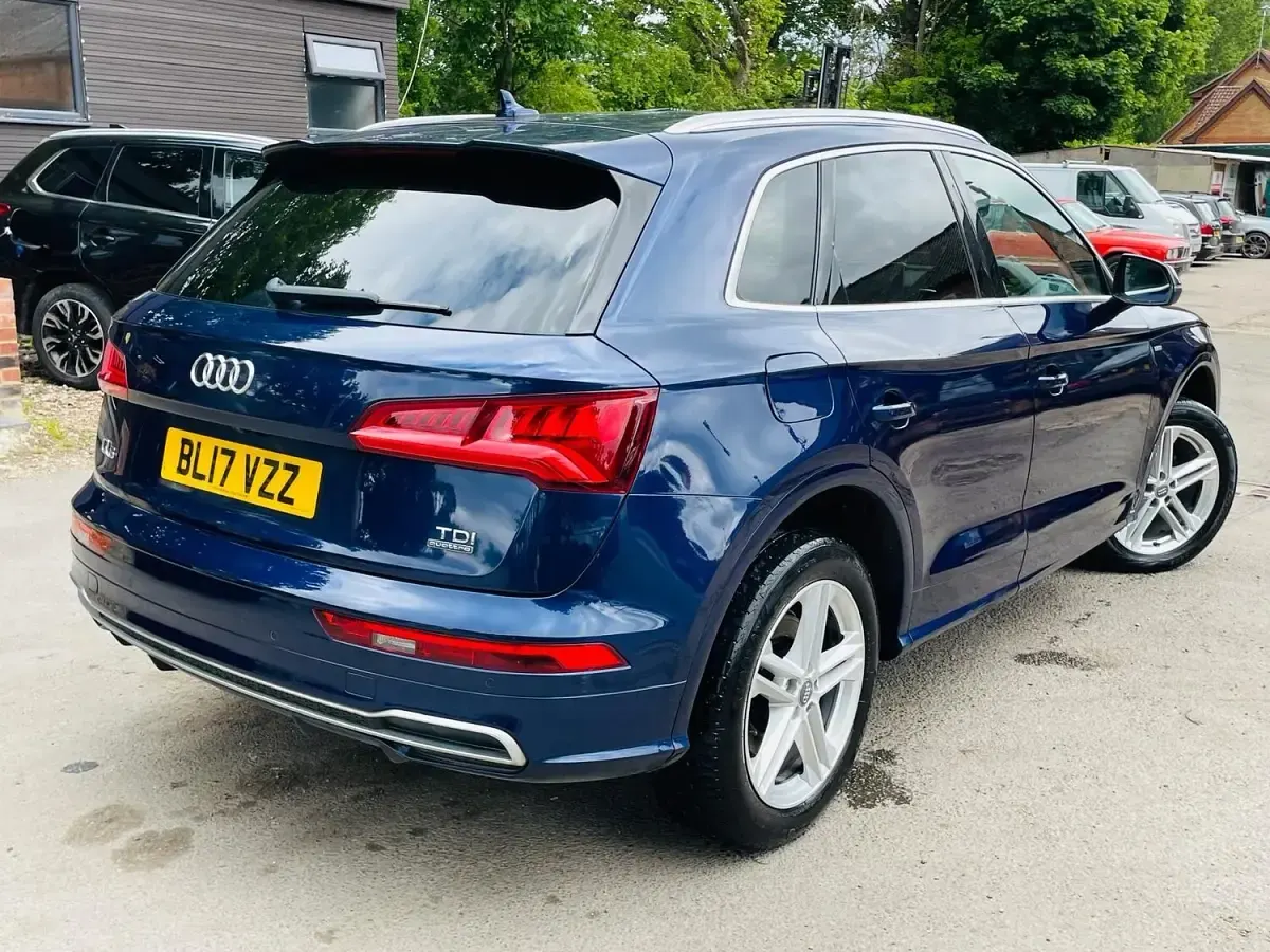 Used Audi Q5 S-Line 190 HP (139 kW) 2017 Blue SUV