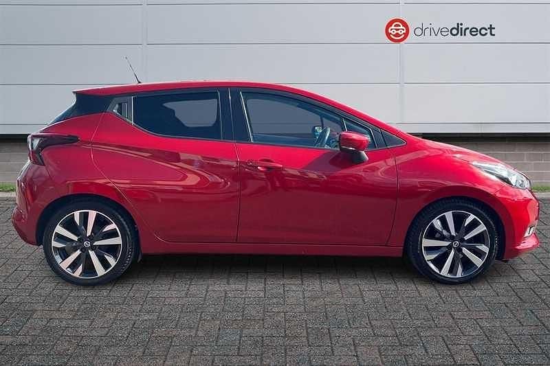 Used Nissan Micra Tekna 2017 Red Hatchback