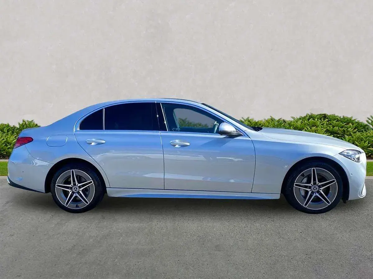 Used Mercedes C300e AMG line 2024 Silver Sedan