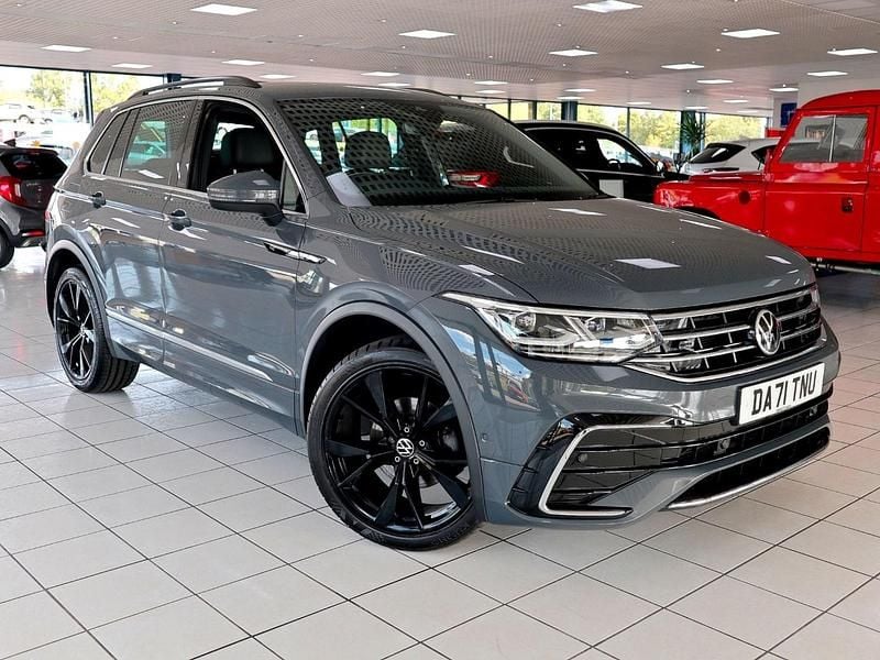 Grey Used 2021 VW Tiguan R-line SUV | £23,789 (Fair price) - Image 1/4
