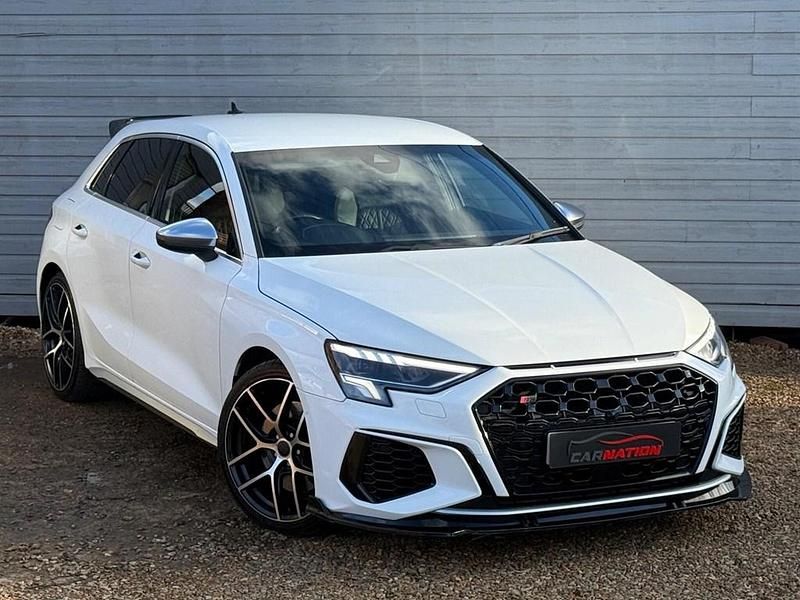 Used Audi S3 Sportback Advanced 310 HP (228 kW) 2022 White Hatchback