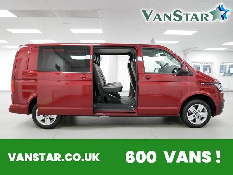 Red Used 2021 VW Transporter Highline Van | £36,589 (Super price) - Image 1/4