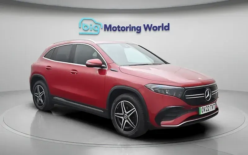 Used Mercedes EQA350 AMG line 214 kW (292 HP) 2022 Red SUV