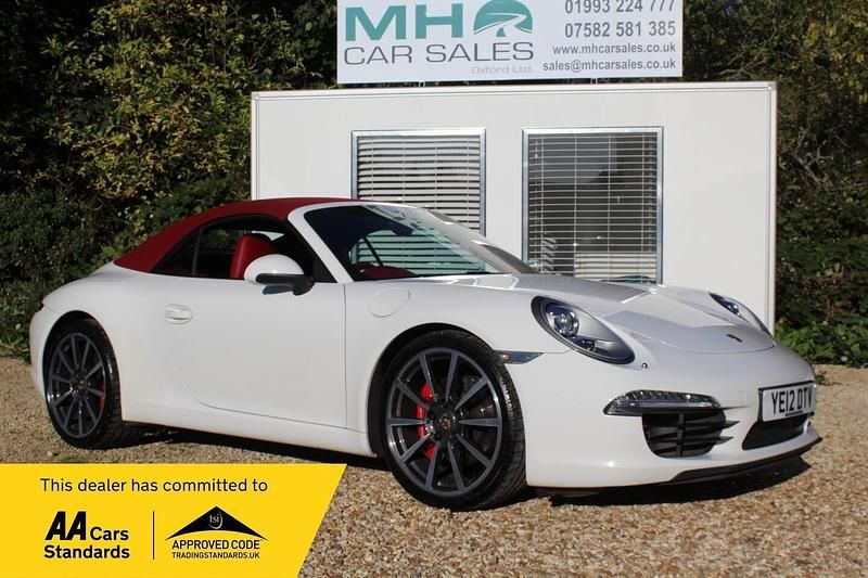 White Used 2012 Porsche 911 Carrera S Cabriolet Cabriolet | £46,995 (Fair price) - Image 1/4