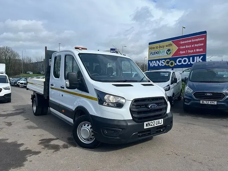 Used Ford Transit 130 HP (95 kW) 2022 Frozen white (solid paint) Cabriolet