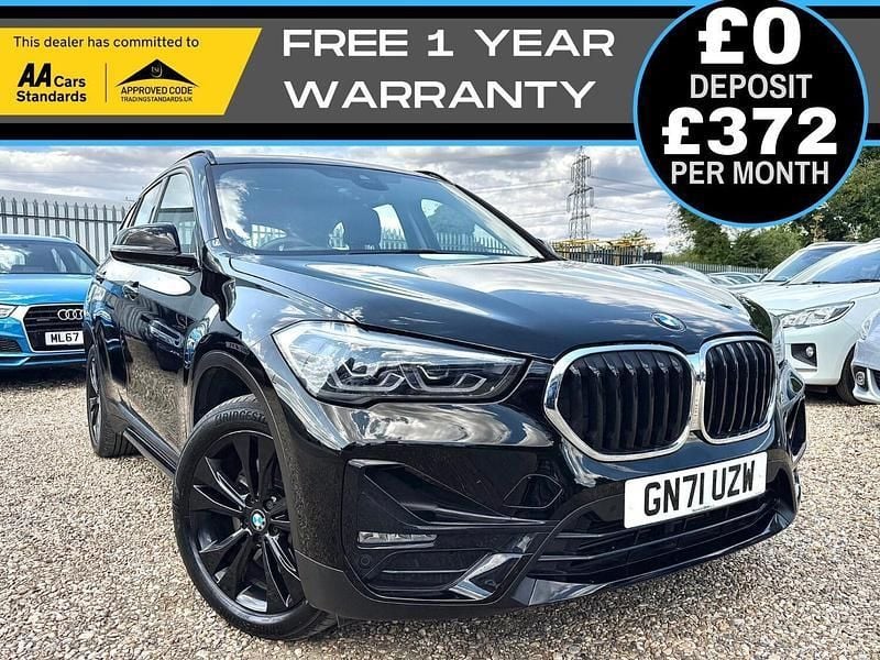 Black Used 2021 BMW X1 Sport Line SUV | £20,990 (Fair price) - Image 1/4