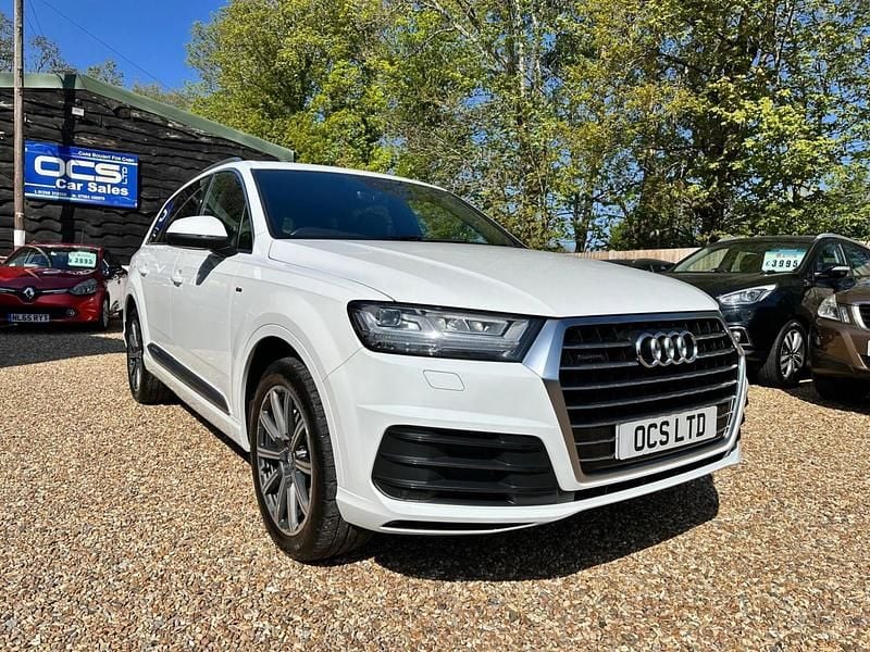 Begagnad Audi Q7 S-Line 2016 Vit SUV