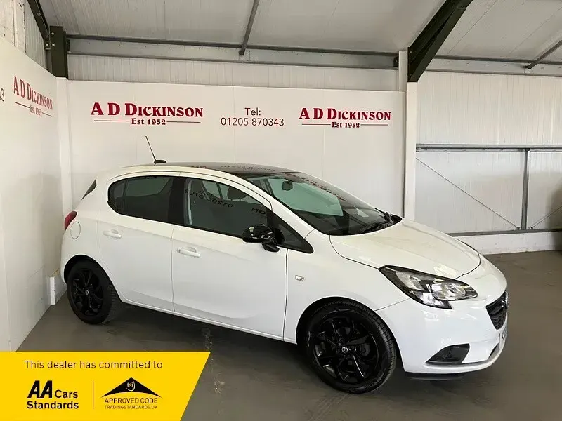 Used Vauxhall Corsa 75 HP (55 kW) 2019 White Hatchback
