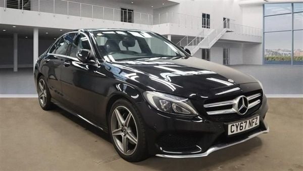 Black Used 2017 Mercedes C200 AMG line Sedan | £15,500 (A bit pricey) - Image 1/1