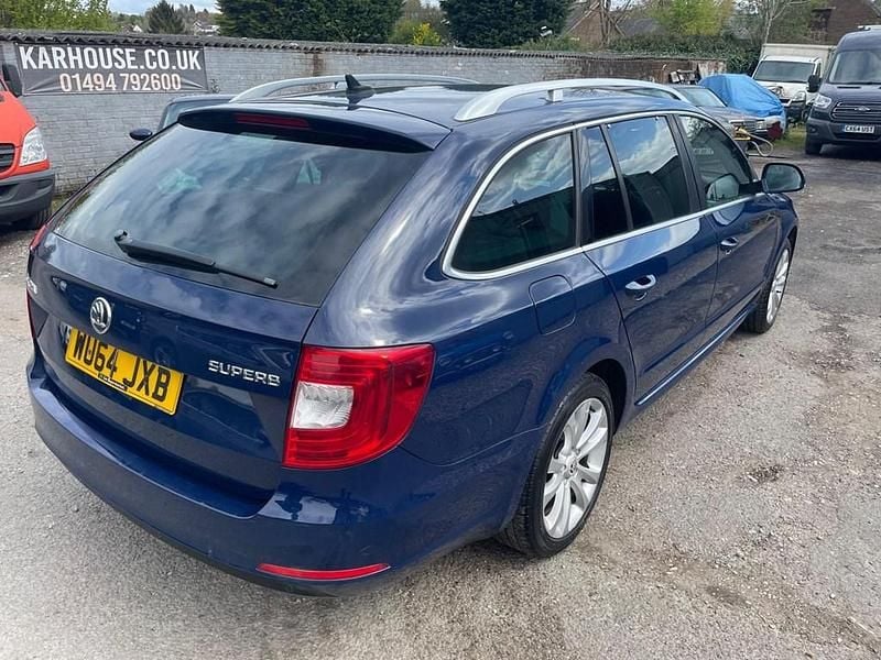 Used Skoda Superb Business Line 140 HP (102 kW) 2014 Blue Estate