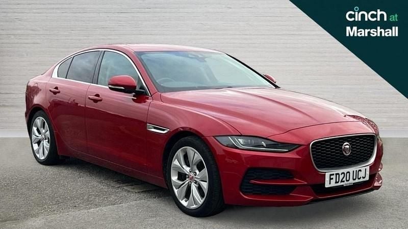 Red Used 2020 Jaguar XE S Sedan | £16,061 (Fair price) - Image 1/4