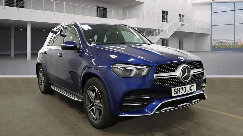 Blue Used 2020 Mercedes GLE350 AMG Line Premium Estate | £35,799 (Fair price) - Image 1/4