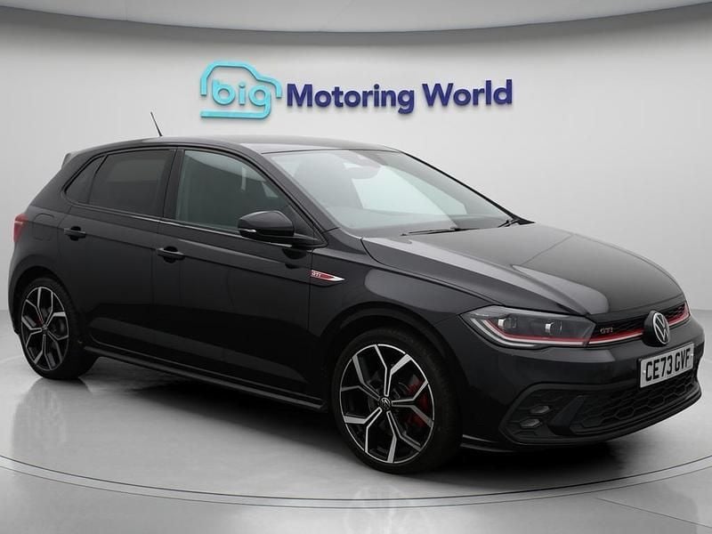 Black Used 2023 VW Polo GTI Hatchback | £20,300 (Fair price) - Image 1/4