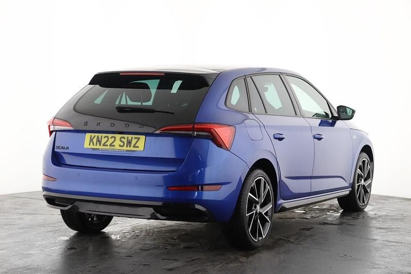 Used Skoda Scala Monte Carlo 2022 Blue Hatchback