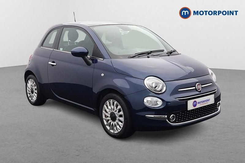 Blue Used 2023 Fiat 500 Hatchback | £9,399 (Fair price) - Image 1/4