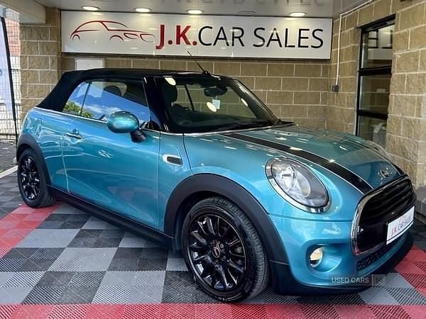Turquoise Used 2017 Mini Cooper D Cabriolet Cabriolet | £10,995 (Expensive) - Image 1/4