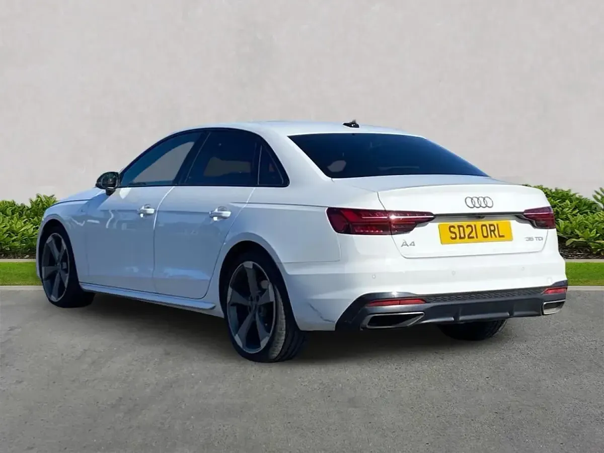 Used Audi A4 Black Edition 2021 White Sedan