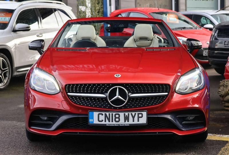 Used Mercedes SLC300 AMG line 2018 Red Cabriolet