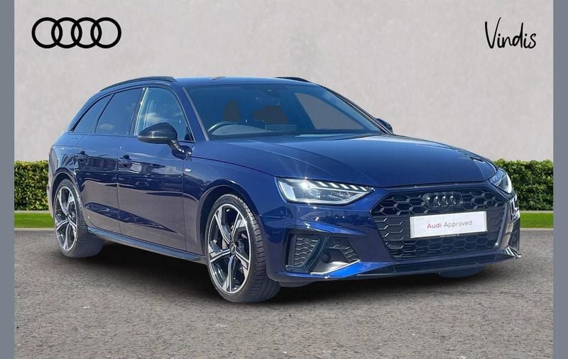 Blue Used 2022 Audi A4 Black Edition Estate | £21,900 (Fair price) - Image 1/4