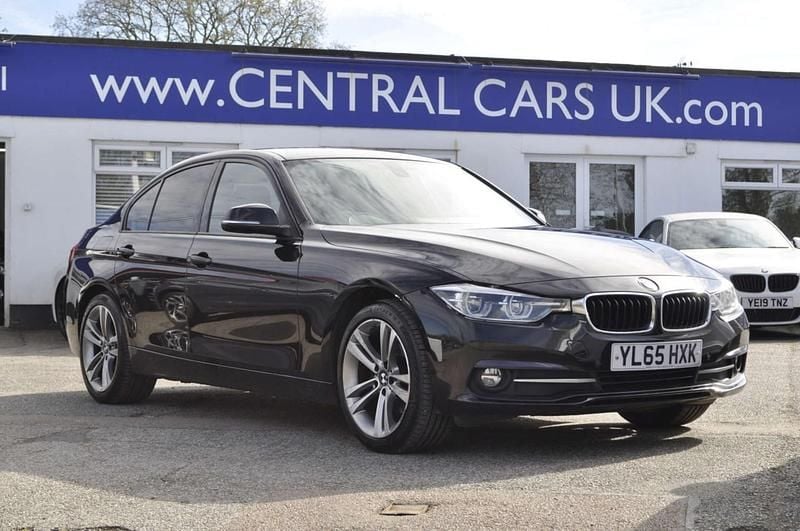 Used BMW 320 Sport Line 2016 Black Sedan