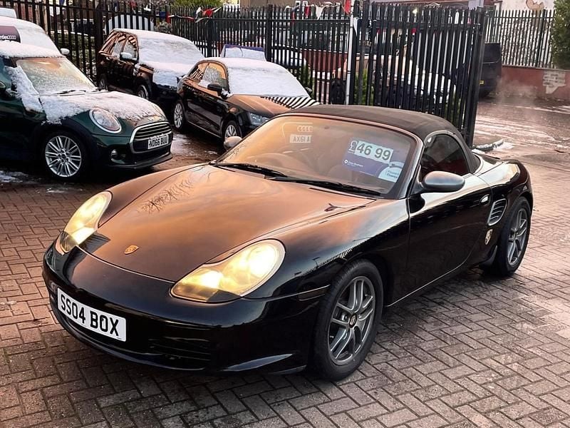 Used Porsche Boxster 228 HP (167 kW) 2004 Black Cabriolet
