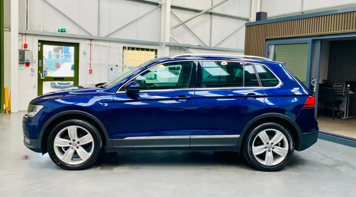 Używany VW Tiguan Match 150 KM (110 kW) 2020 Niebieski SUV