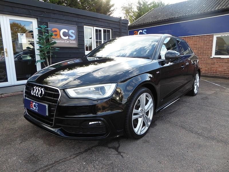 Black Used 2015 Audi A3 S-Line Hatchback | £9,250 (Fair price) - Image 1/4