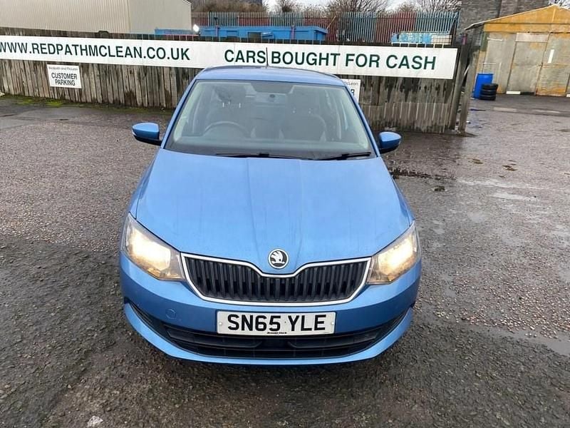 Used Skoda Fabia SE 90 HP (66 kW) 2015 Blue Hatchback