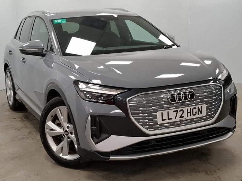 Grey Used 2022 Audi Q4 e-tron S-Line SUV | £26,998 (Fair price) - Image 1/4