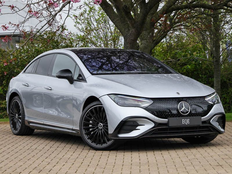 Silver New 2024 Mercedes EQE350 AMG line Sedan | £77,098 - Image 1/4