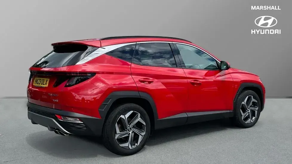 Used Hyundai Tucson Premium 230 HP (169 kW) 2023 Engine red SUV
