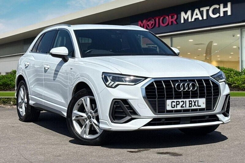 White Used 2021 Audi Q3 S-Line SUV | £22,999 (Super price) - Image 1/4
