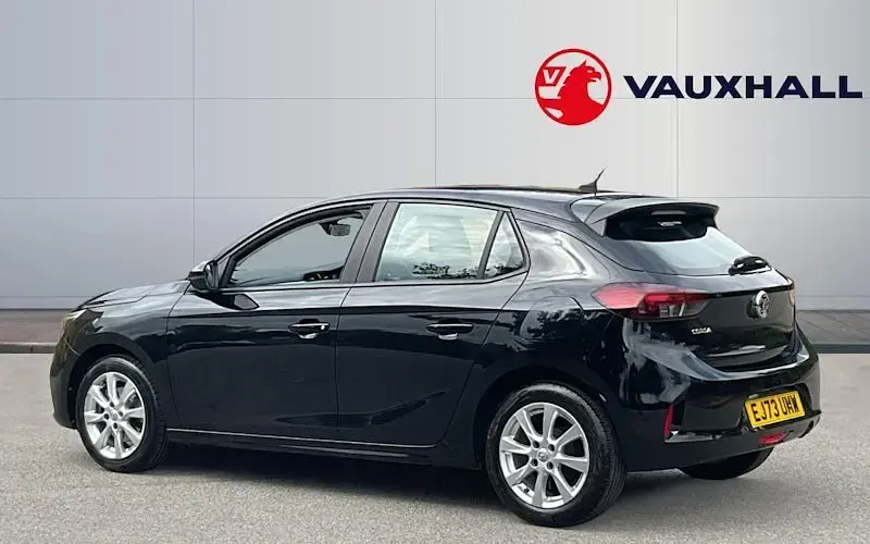 Used Vauxhall Corsa Design Edition 101 HP (74 kW) 2023 Black Hatchback