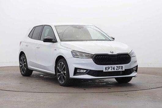White Used 2024 Skoda Fabia Monte Carlo Hatchback | £19,795 (Expensive) - Image 1/3