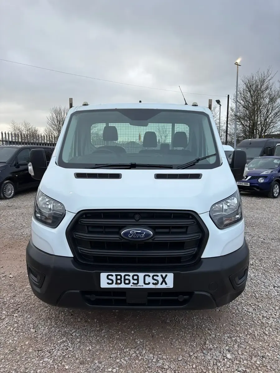 Used Ford Transit 130 HP (95 kW) 2020 White Cabriolet