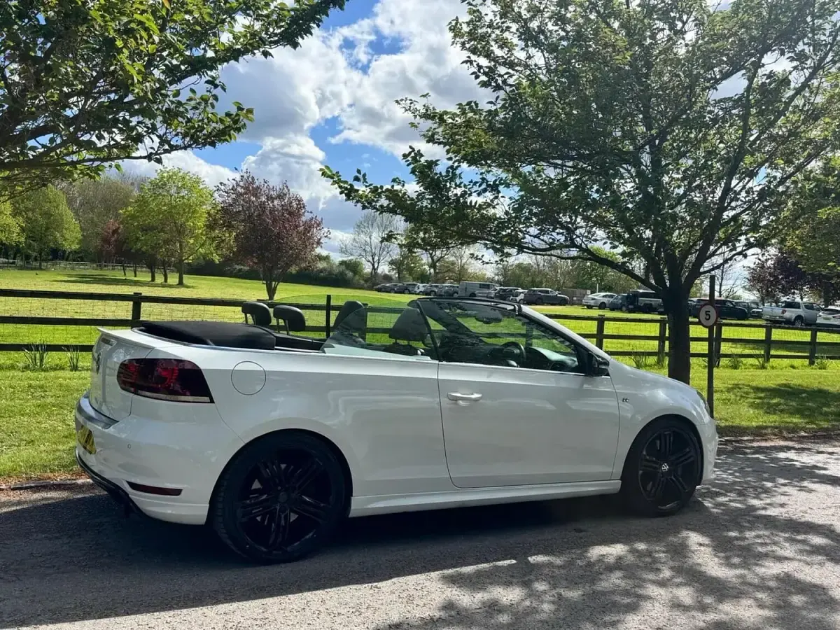 Used VW Golf Cabriolet R 2014 White Cabriolet