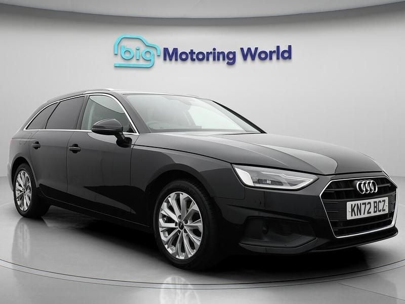 Black Used 2022 Audi A4 Estate | £18,300 (Good price) - Image 1/4