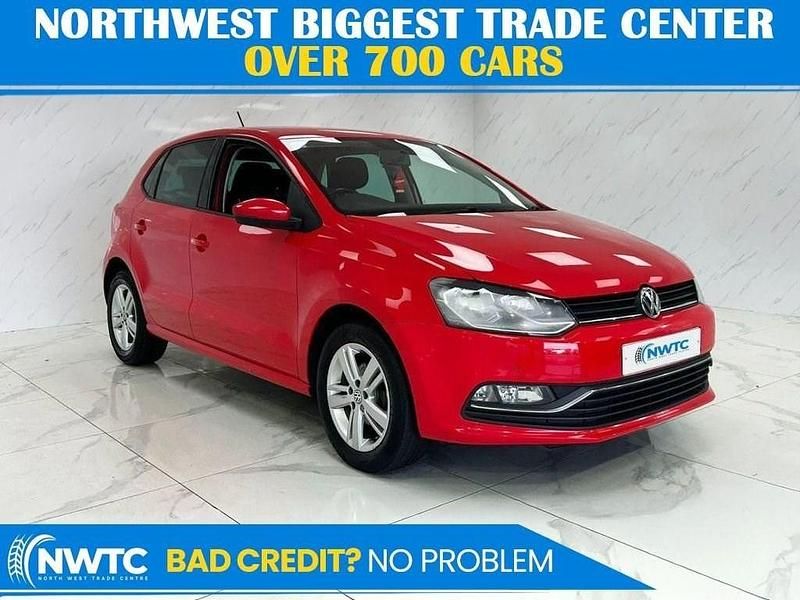 Red Used 2016 VW Polo Match Hatchback | £7,695 (Fair price) - Image 1/4