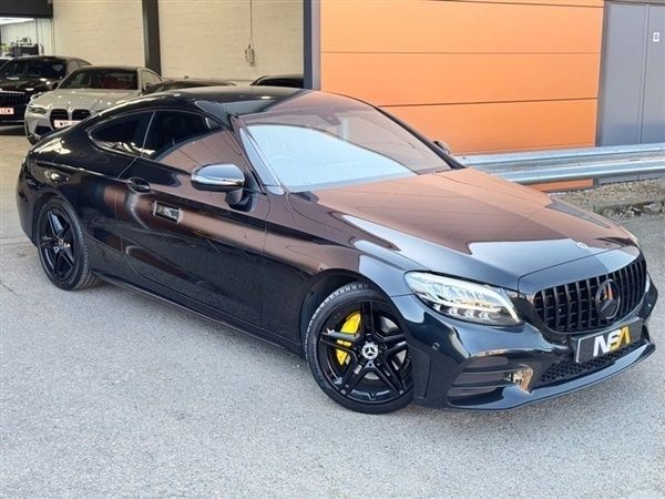 Black Used 2018 Mercedes C200 AMG line Coupe | £16,995 (A bit pricey) - Image 1/1