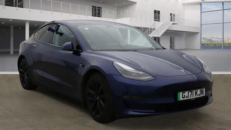 Blue Used 2021 Tesla Model 3 Long Range AWD Sedan | £16,990 (Good price) - Image 1/2