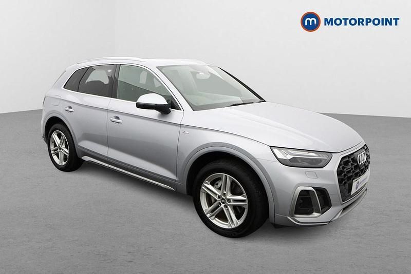 Silver Used 2021 Audi Q5 S-Line SUV | £26,199 (Good price) - Image 1/4