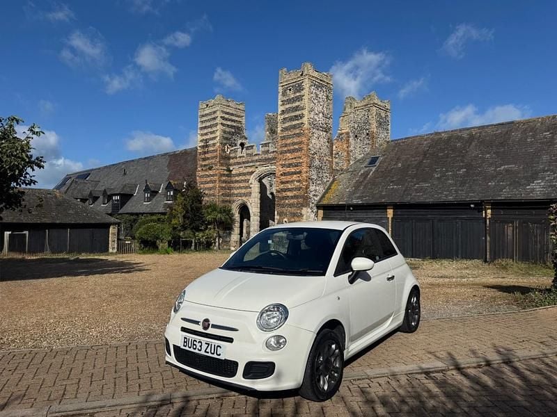 White Used 2013 Fiat 500 S Hatchback | £3,895 (Super price) - Image 1/4