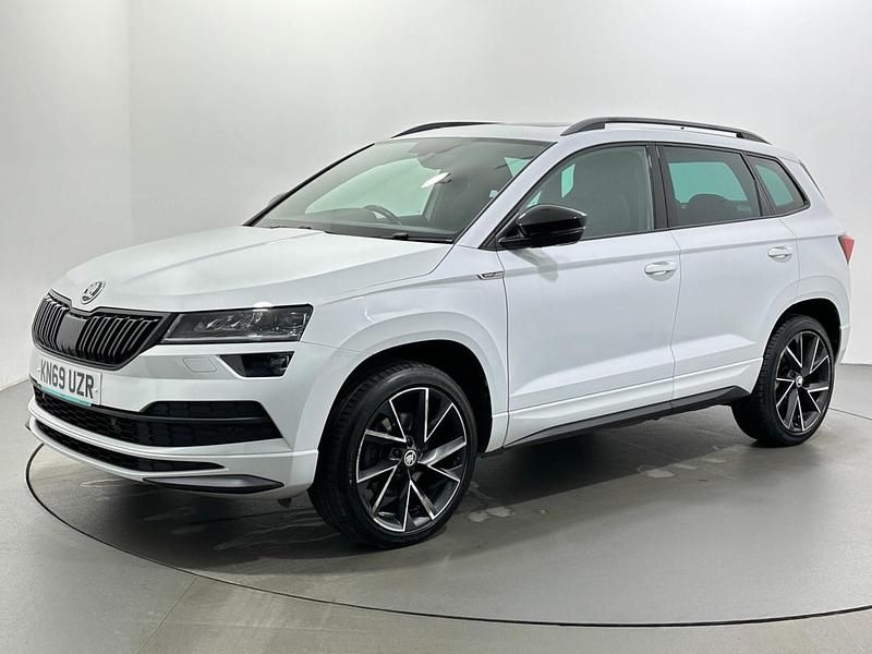 Used Skoda Karoq SportLine 150 HP (110 kW) 2019 White SUV