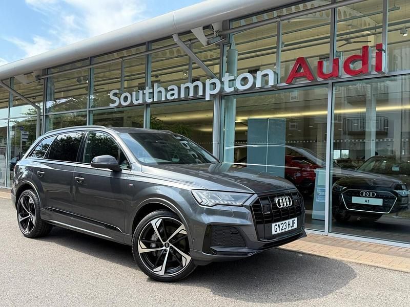 Grey Used 2023 Audi Q7 Black Edition SUV | £54,989 (Expensive) - Image 1/3