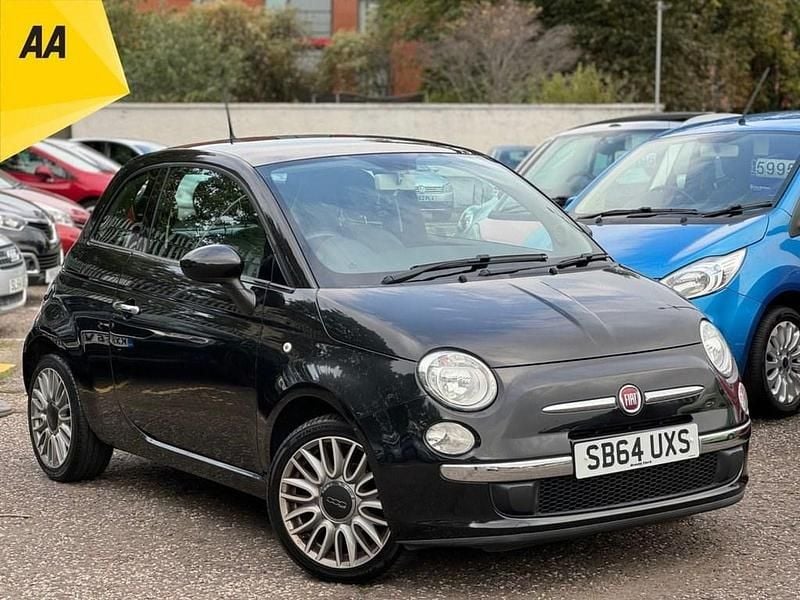 Black Used 2014 Fiat 500 Hatchback | £5,250 (Good price) - Image 1/3