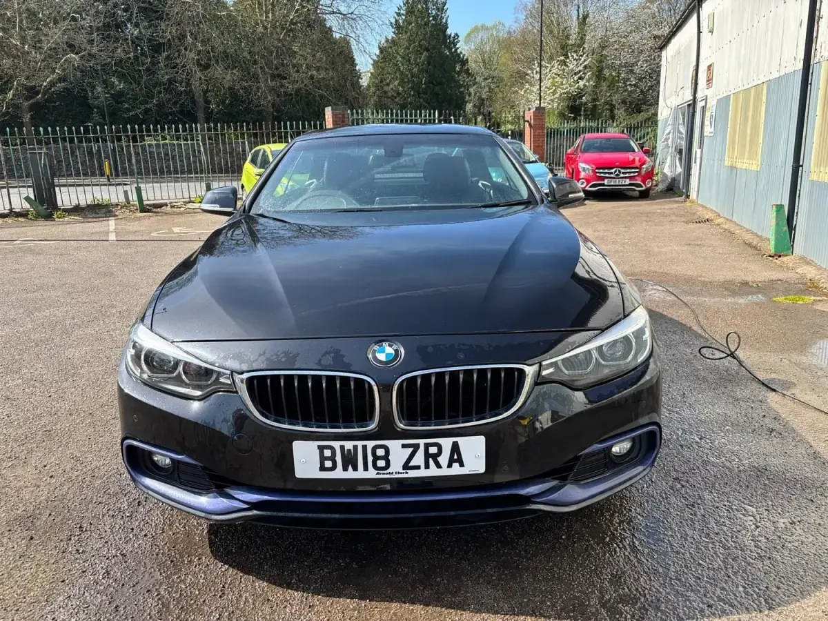 Begagnad BMW 420 Sport Line 2018 Svart Cab